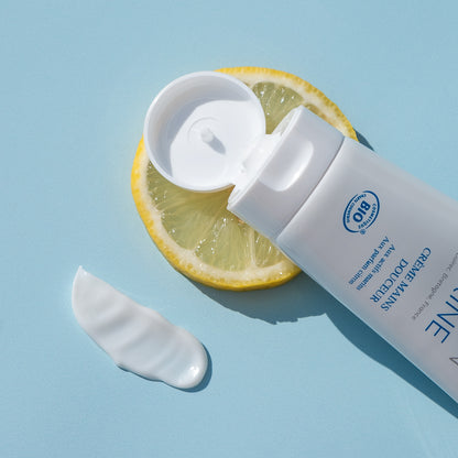 Crème mains aux actifs marins, parfum citron